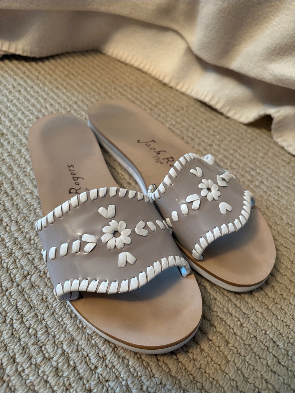 Jack Rogers Taupe Sandals